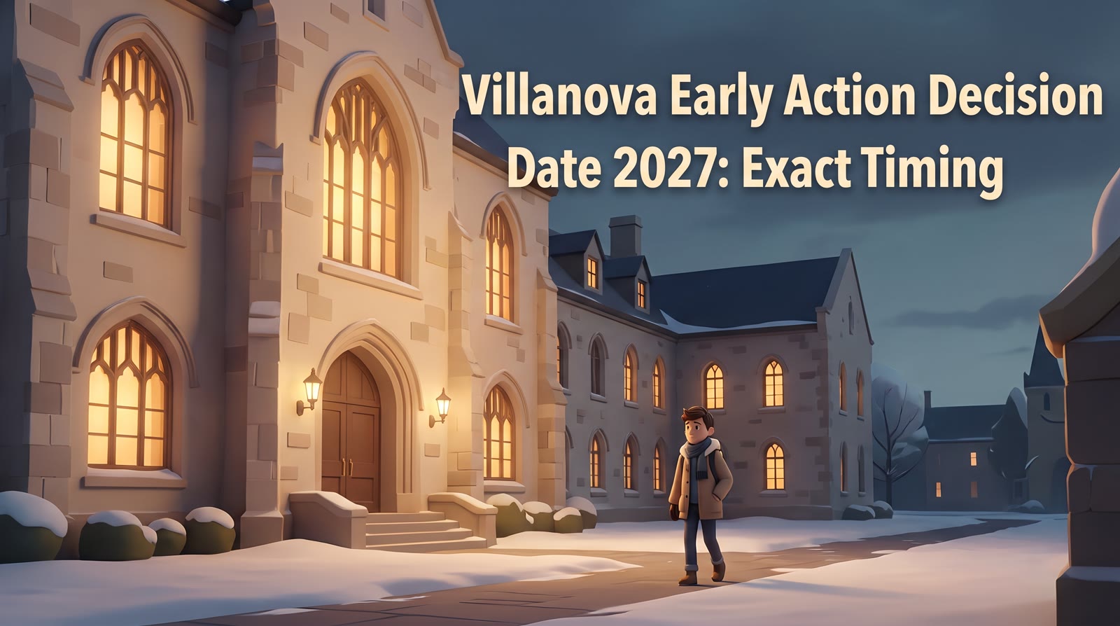 Villanova Early Action Decision Date 2027: Exact Timing